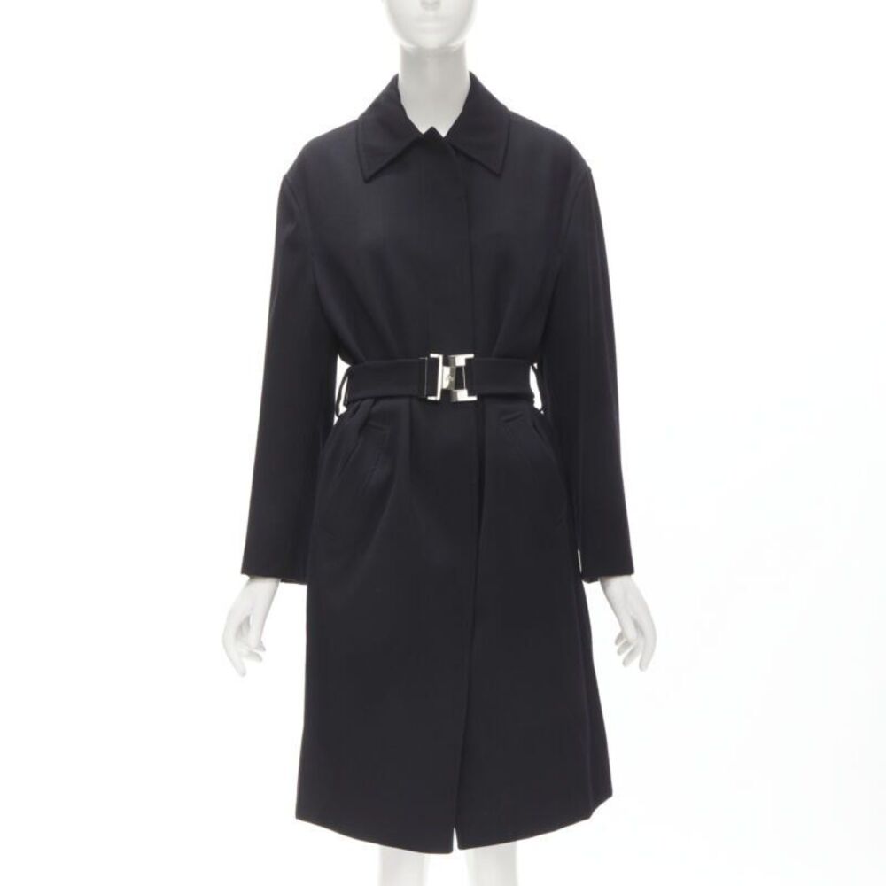 Gucci Tom Ford Wool Minimal Belted Coat